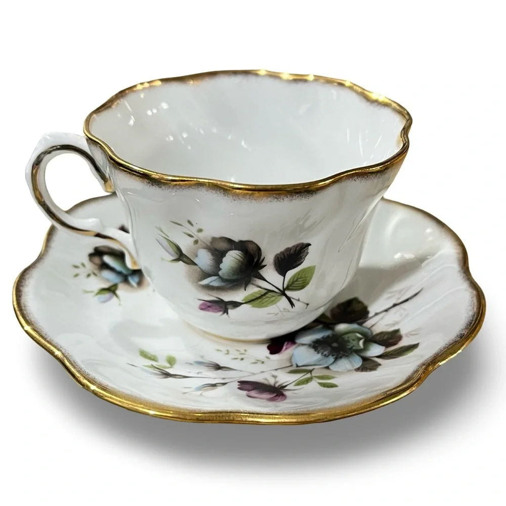 Rosina Bone China Floral Tea Cup and Saucer